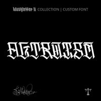 Image 1 of Altruism (1 style) - Custom Font by Justified Ink