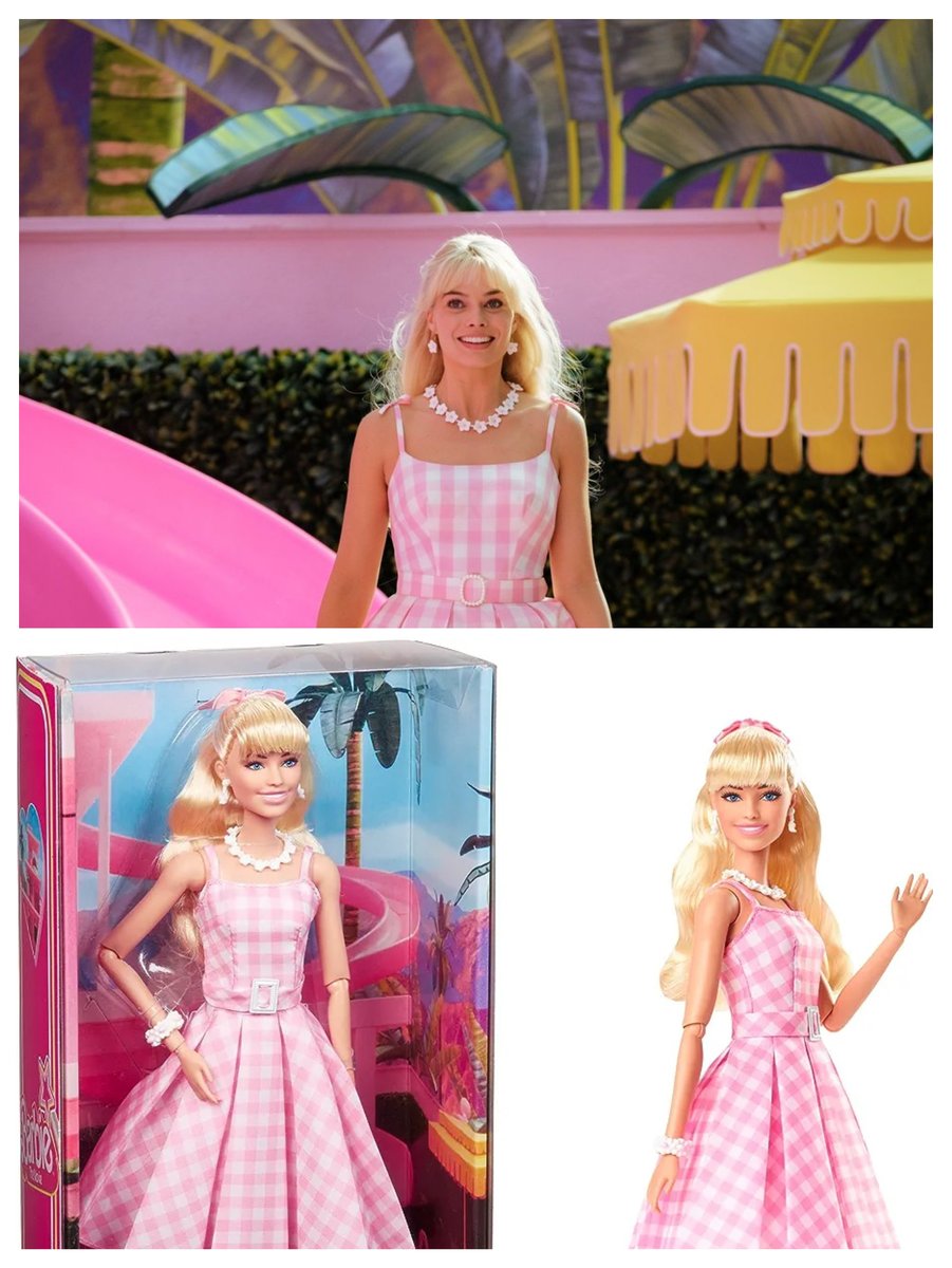 Barbie The Movie Doll, Margot Robbie as Barbie, Collectible Doll ...