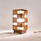 Image of Lampada Duble Negative in legno di Zebrano