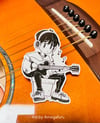 Plant Guitar Boy Sticker