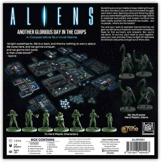 Aliens: Another Glorious Day In The Corps 