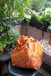 One-of-a-Kind Big Ass Tote Bag, Pink  / Orange