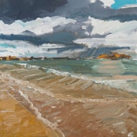 Image 1 of Storm Clouds North Berwick - Original painting