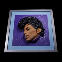 Image 2 of Prince 'Purple Rain' 3D Framed Sculpture