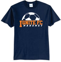 Image 1 of Mahomet Ignite FC Navy Tee