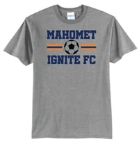 Image 1 of Mahomet Ignite FC Collegiate Tee Grey