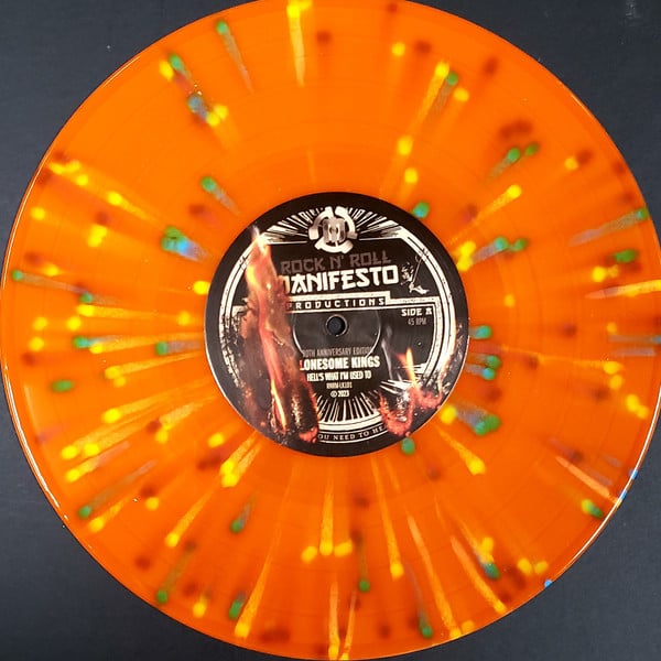 LONESOME KINGS - HELL'S WHAT I'M USED TO (LP) ORANGE SPLATTER