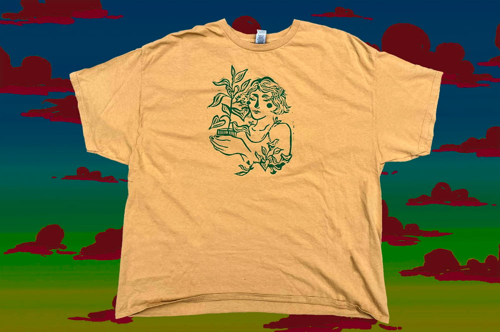 Image of MADE TO ORDER Plant Lady Hand-Printed Tee