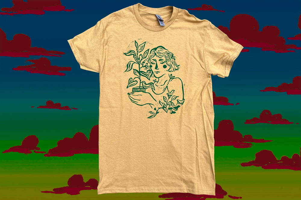 Image of MADE TO ORDER Plant Lady Hand-Printed Tee