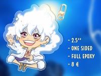 [PREORDER] Luffy gear 5 acrylic keychain