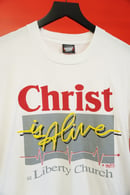 Image 2 of (M/L) Christ is Alive Single Stitch T-Shirt