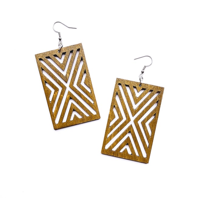 Adiyl Olive Green Wood Statement 