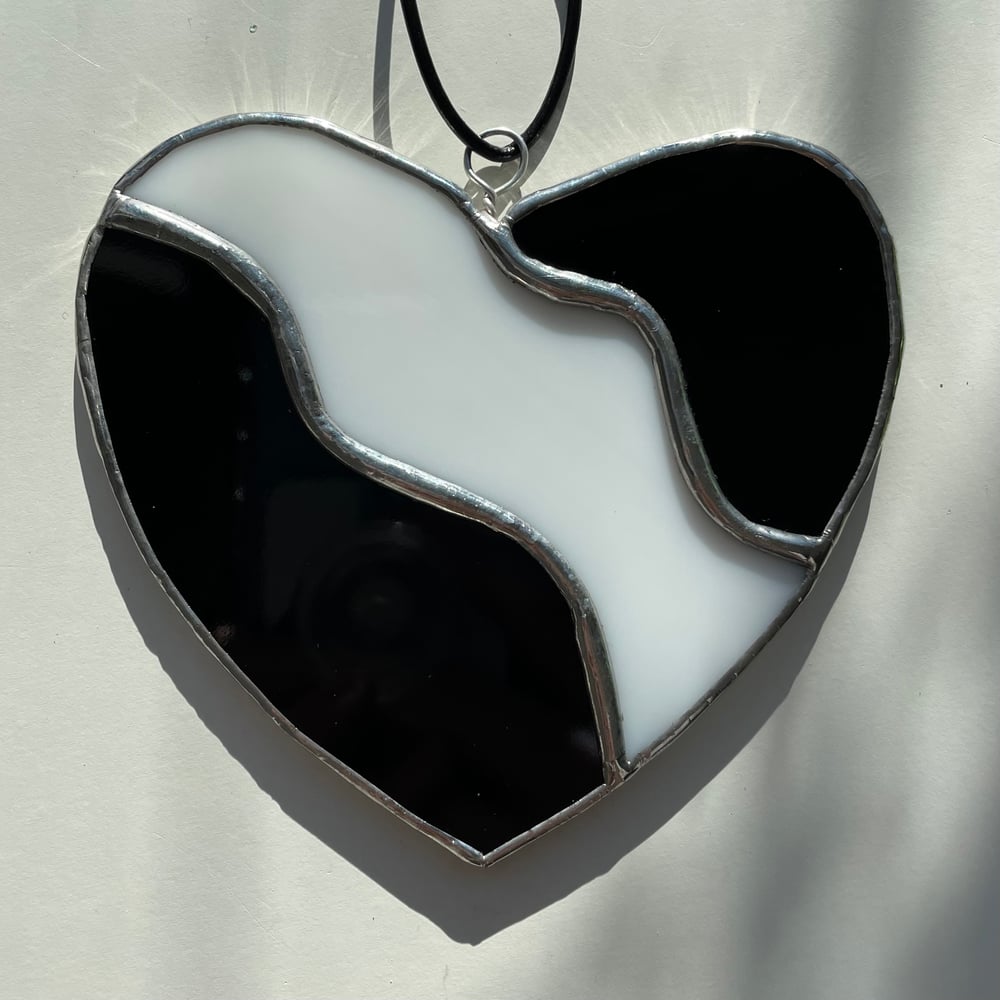 Image of Cow print heart