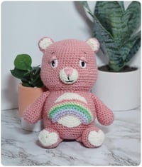 Image 1 of Happy Rainbow Bear <3