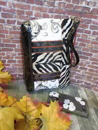 Image 4 of Funky Zebra Print Clutch