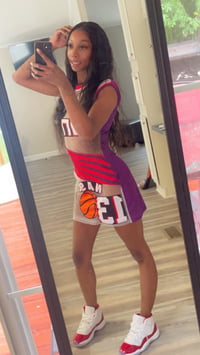 Image 1 of Basketball Babe Mesh Mini Dress