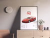 Ferrari F40 - Super Car Poster Print