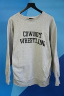 Image 1 of (L/XL) Cowboy Wrestling Vtg Crewneck