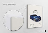 Image 4 of R34 Nissan Skyline GT-R - Sports Car Poster Print