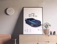 Image 2 of R34 Nissan Skyline GT-R - Sports Car Poster Print
