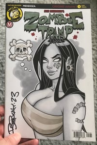 Image of Zombie Tramp Evil Thought 1/1 Sketch