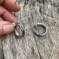 Image 4 of Path Silver Hoops