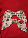 Large Strawberry Bow Clips