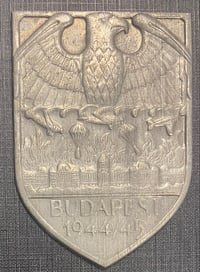 Image 1 of WW2 (Hungary) Budapest Commemorative Campaign Shield - Reproduction