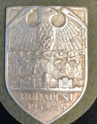 Image 3 of WW2 (Hungary) Budapest Commemorative Campaign Shield - Reproduction
