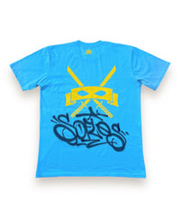 Image 2 of Sofles x The Harlem Stalin, 1 of 1 Blue Tee