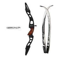 Image 1 of Top Archery 68" Competitive ILF Takedown Recurve Bow - Black