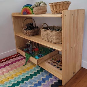 Image of Deep Toy Storage Shelf 