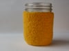 Felted Wool Jar Cozy – Gold – Pint Size