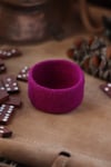 Felt Wool Bowl – Fuchsia – Small
