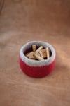 Wool Felted Bowl –Garnet & Light Grey - Small (combo)