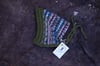 Knit Pixie Hat – Green & Variegated – Wool – 1-3 Years