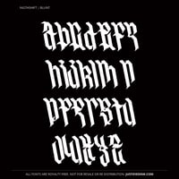 Image 2 of Nightshift (2 style) - Custom Font by Justified Ink