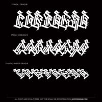 Image 3 of Stanza (4 styles) - Custom Font by Justified Ink