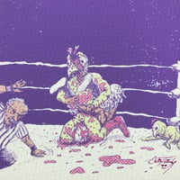 Image 1 of El Pollo vs Comando Negro (Way of the Blade Art Print)