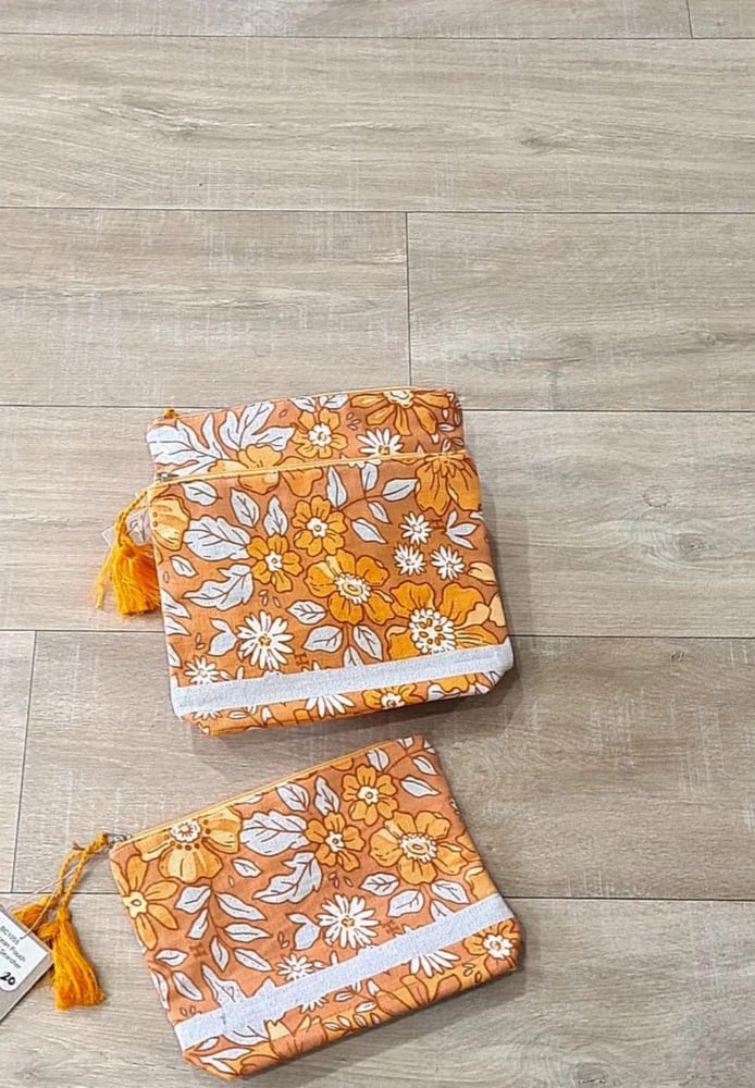 Image of Ocean Pouch in Soul Searcher print. By Holiday trading & co