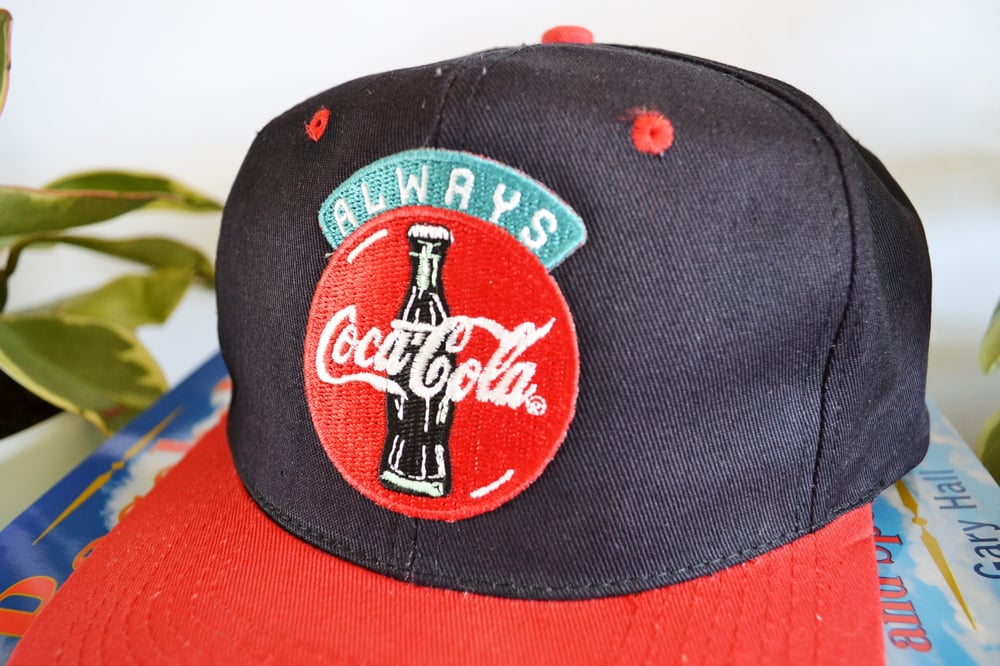 Image of Vintage 1995 Coca-Cola NorCal Truck Rodeo Snapback Hat