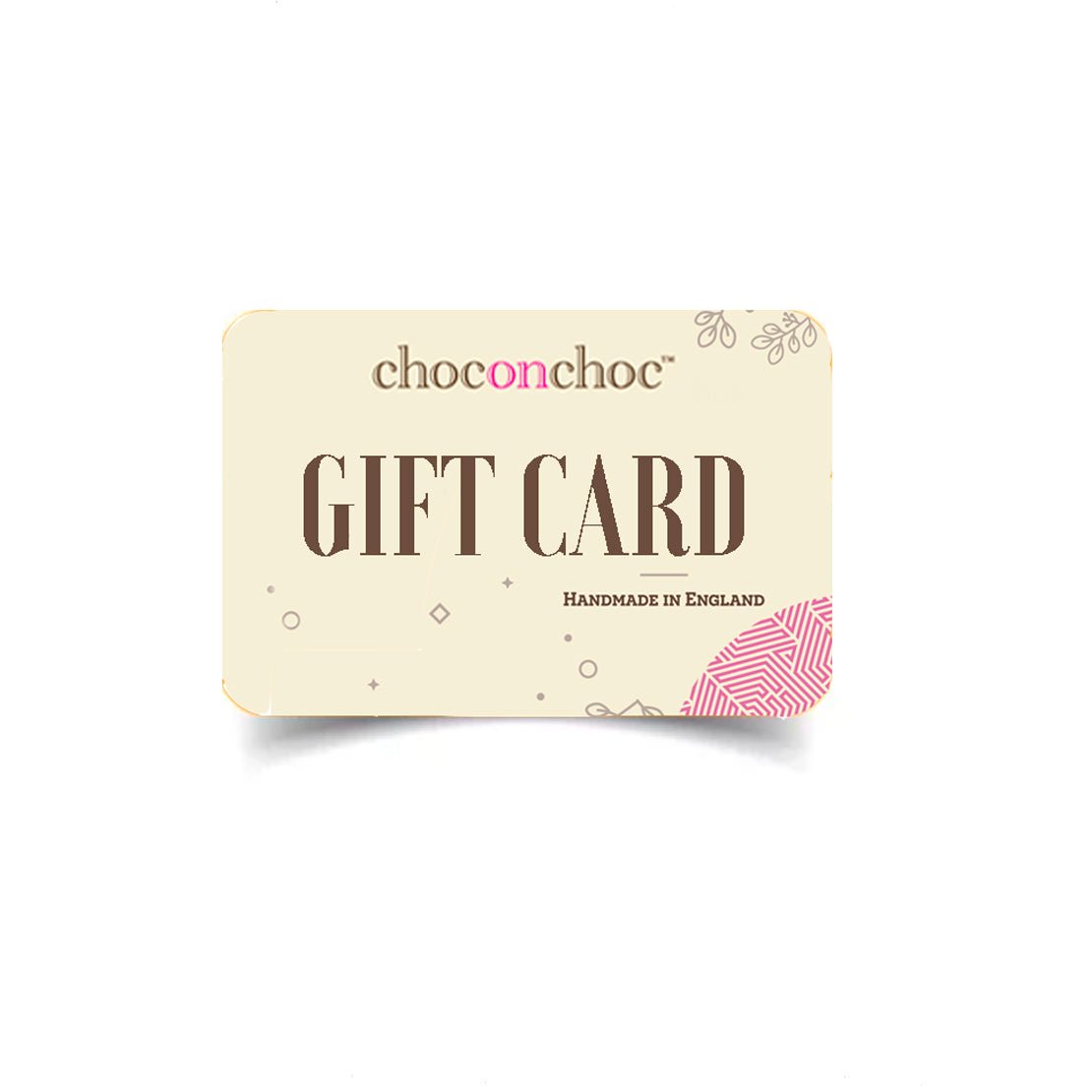 Choc on Choc Gift Card | home