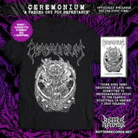 Ceremonium T shirt and Cassette Tape Combo - PRE ORDER