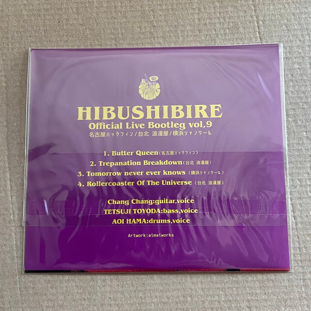 HIBUSHIBIRE 'Official Live Bootleg Vol 9' Japanese CD