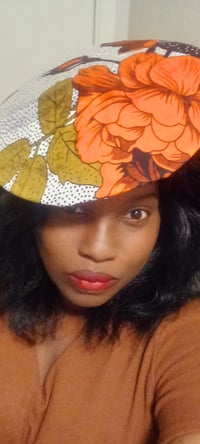 Image 1 of Vibrant Royale Ankara Fascinator | Lady Temitope Signature Collection