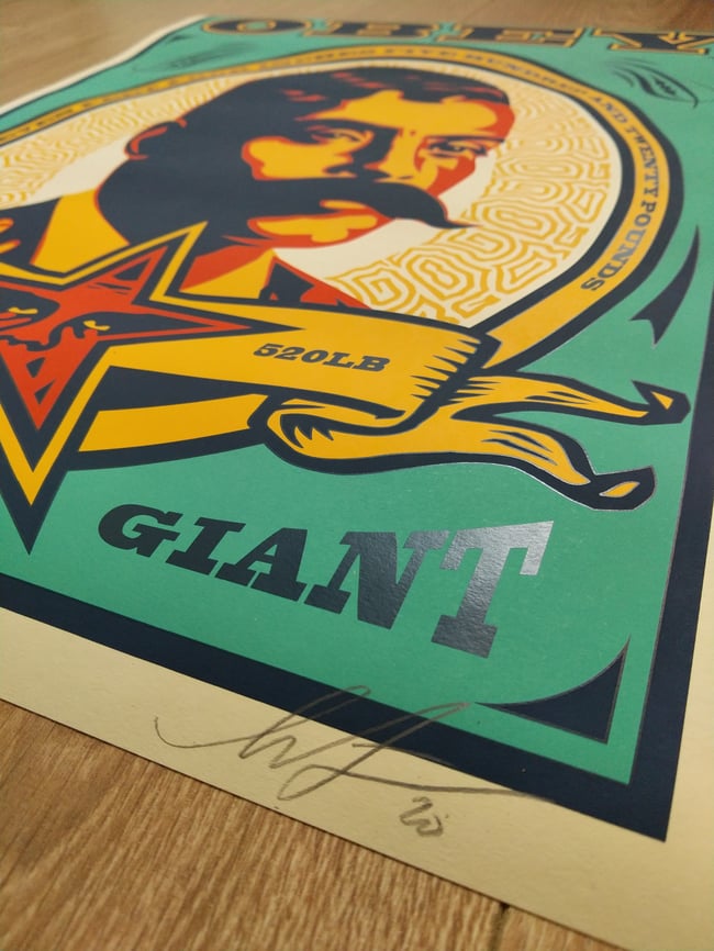 Shepard Fairey Obey Sérigraphie ZAPATA Screen Print