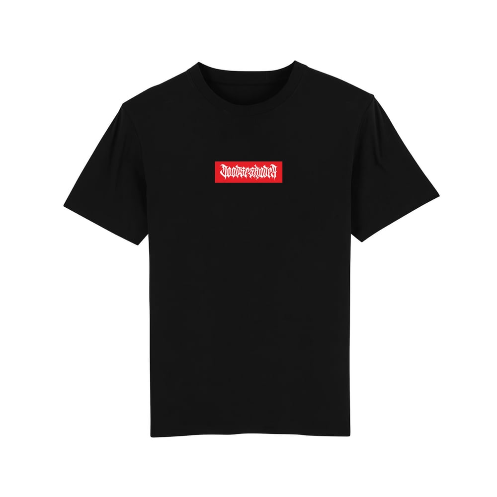 Embroidered Box Logo Shirt - Black
