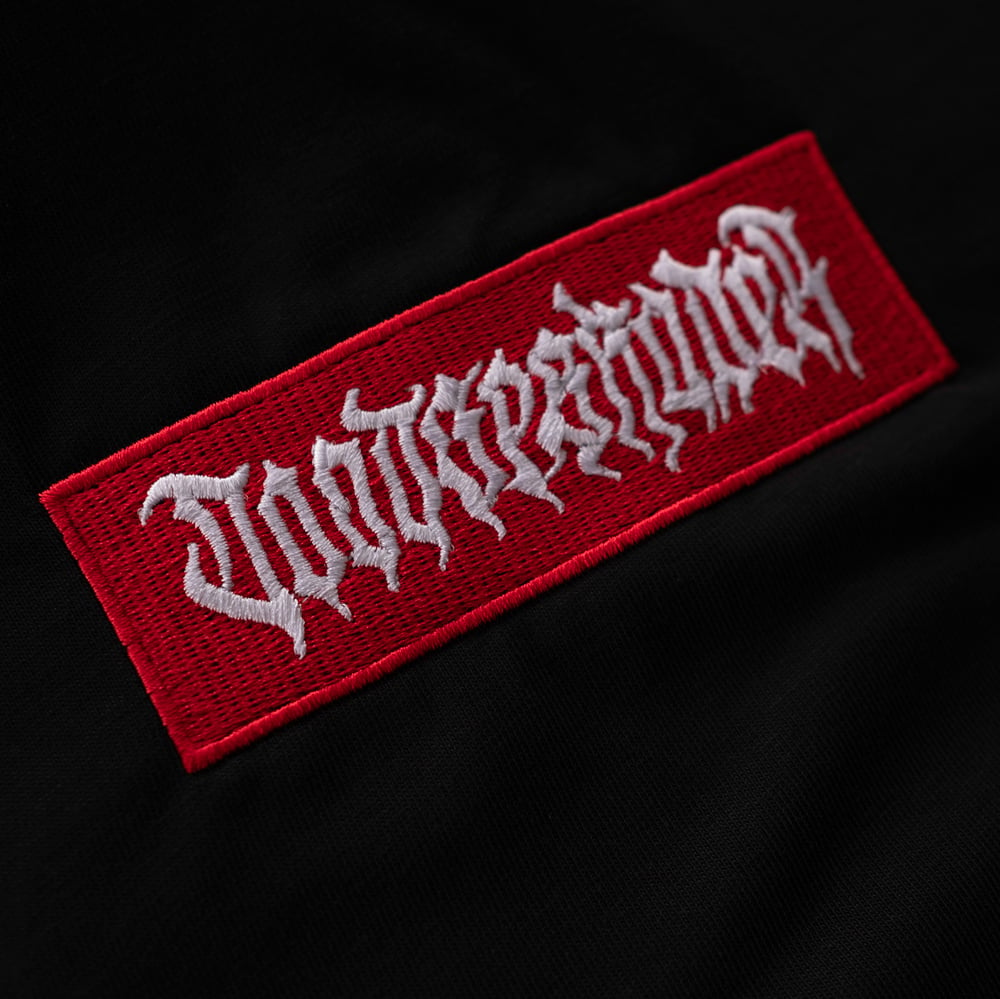 Embroidered Box Logo Shirt - Black