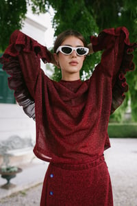 Image 1 of MAGLIA MALLORY LUREX ROSSO €151 - 50%