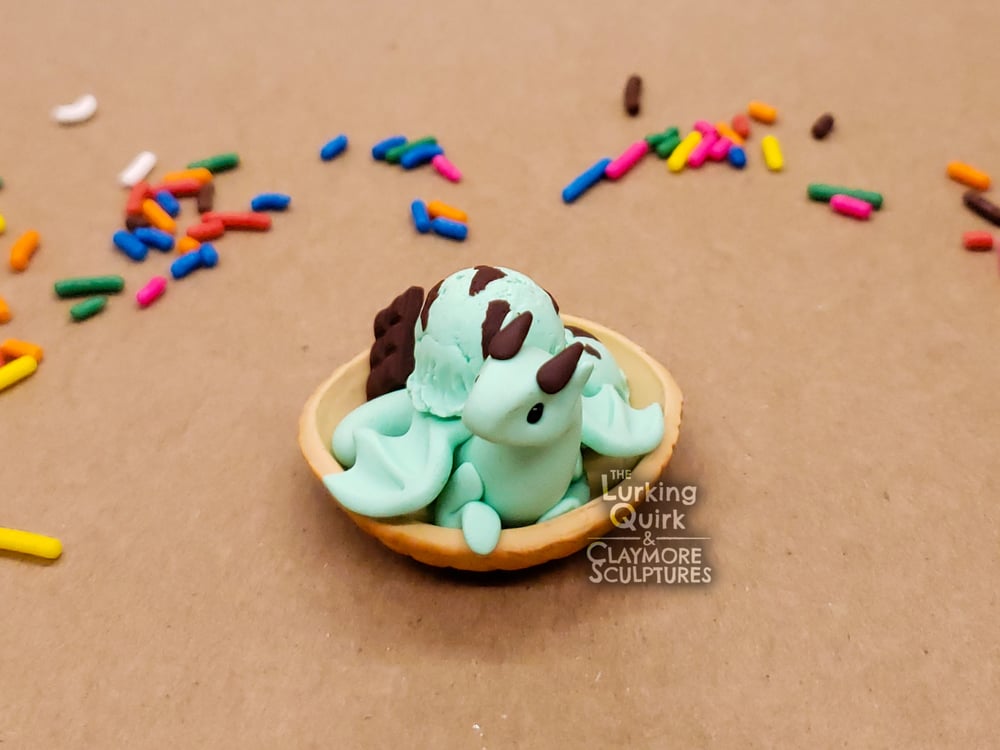 Mint Chocolate Chip Ice Cream Dragon